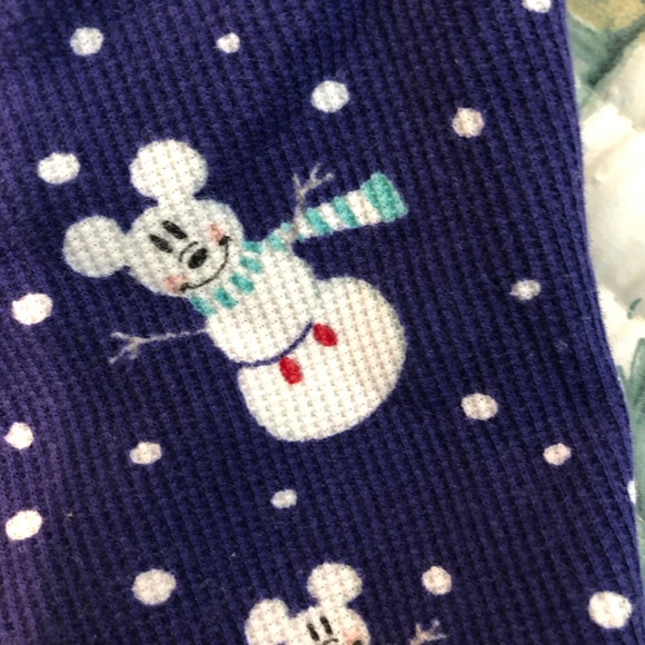 Disney PJ’s Waffle Weave Top and Long Pants - Picture 4 of 7